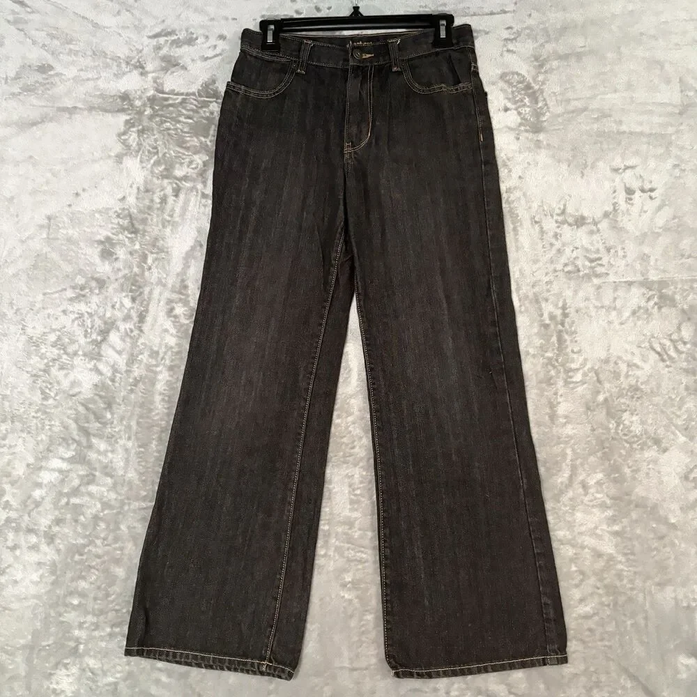 Old Navy Bootcut Jeans Kids 16 Regular Dark Wash Adjust-to-Fit Classic Denim